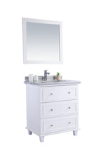 Load image into Gallery viewer, Luna 30&quot; White Bathroom Vanity with Countertop