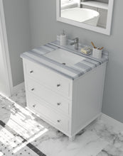 Load image into Gallery viewer, Luna 30&quot; White Bathroom Vanity with Countertop