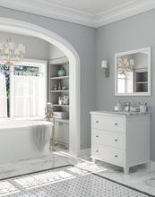 Load image into Gallery viewer, Luna 30&quot; White Bathroom Vanity with Countertop