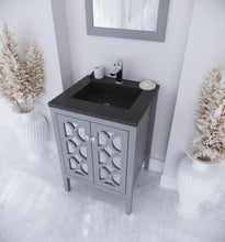 Load image into Gallery viewer, Mediterraneo 24&quot; Grey Bathroom Vanity with Countertop