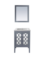 Load image into Gallery viewer, Mediterraneo 24&quot; Grey Bathroom Vanity with Countertop