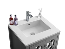 Load image into Gallery viewer, Mediterraneo 24&quot; Grey Bathroom Vanity with Countertop