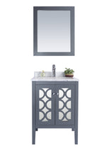 Load image into Gallery viewer, Mediterraneo 24&quot; Grey Bathroom Vanity with Countertop