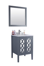 Load image into Gallery viewer, Mediterraneo 24&quot; Grey Bathroom Vanity with Countertop