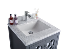 Load image into Gallery viewer, Mediterraneo 24&quot; Grey Bathroom Vanity with Countertop
