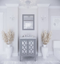 Load image into Gallery viewer, Mediterraneo 24&quot; Grey Bathroom Vanity with Countertop