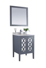 Load image into Gallery viewer, Mediterraneo 24&quot; Grey Bathroom Vanity with Countertop