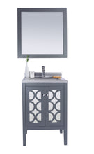 Load image into Gallery viewer, Mediterraneo 24&quot; Grey Bathroom Vanity with Countertop