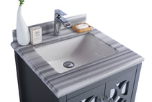 Load image into Gallery viewer, Mediterraneo 24&quot; Grey Bathroom Vanity with Countertop