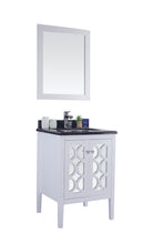 Load image into Gallery viewer, Mediterraneo 24&quot; White Bathroom Vanity with Countertop