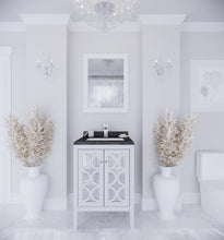 Load image into Gallery viewer, Mediterraneo 24&quot; White Bathroom Vanity with Countertop