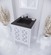 Load image into Gallery viewer, Mediterraneo 24&quot; White Bathroom Vanity with Countertop