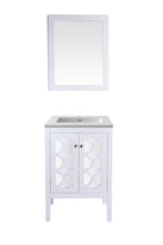 Load image into Gallery viewer, Mediterraneo 24&quot; White Bathroom Vanity with Countertop
