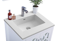 Load image into Gallery viewer, Mediterraneo 24&quot; White Bathroom Vanity with Countertop