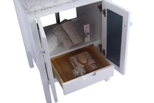 Load image into Gallery viewer, Mediterraneo 24&quot; White Bathroom Vanity with Countertop