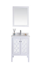 Load image into Gallery viewer, Mediterraneo 24&quot; White Bathroom Vanity with Countertop