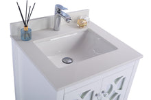 Load image into Gallery viewer, Mediterraneo 24&quot; White Bathroom Vanity with Countertop