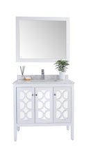 Load image into Gallery viewer, Mediterraneo 36&quot; White Bathroom Vanity with Countertop
