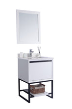 Load image into Gallery viewer, Alto 24&quot; White Bathroom Vanity with Countertop