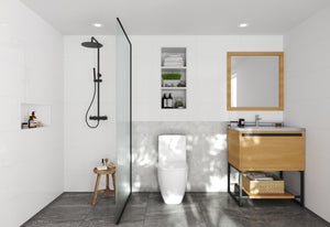 Alto 30" California White Oak Bathroom Vanity with Countertop