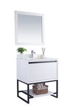 Load image into Gallery viewer, Alto 30&quot; White Bathroom Vanity with Countertop