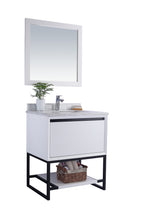 Load image into Gallery viewer, Alto 30&quot; White Bathroom Vanity with Countertop