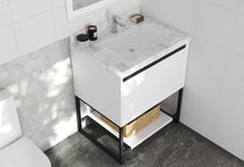 Load image into Gallery viewer, Alto 30&quot; White Bathroom Vanity with Countertop