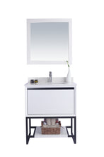 Load image into Gallery viewer, Alto 30&quot; White Bathroom Vanity with Countertop
