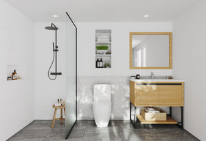 Alto 36" California White Oak Bathroom Vanity with Countertop