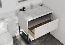 Load image into Gallery viewer, Alto 36&quot; White Bathroom Vanity with Countertop