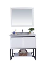 Load image into Gallery viewer, Alto 36&quot; White Bathroom Vanity with Countertop