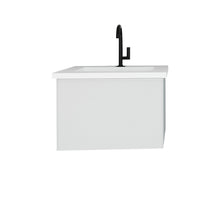Load image into Gallery viewer, Vitri 24&quot; Cloud White Bathroom Vanity with VIVA Stone Solid Surface Countertop