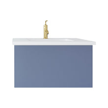 Load image into Gallery viewer, Vitri 30&quot; Nautical Blue Bathroom Vanity with VIVA Stone Solid Surface Countertop