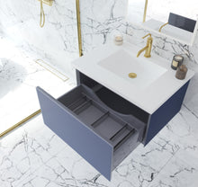Load image into Gallery viewer, Vitri 30&quot; Nautical Blue Bathroom Vanity with VIVA Stone Solid Surface Countertop