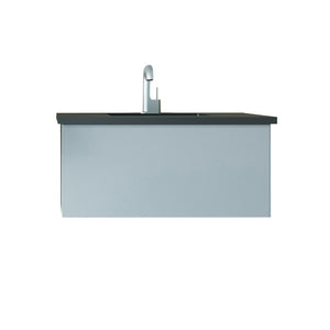 Vitri 36" Fossil Grey Bathroom Vanity with VIVA Stone Solid Surface Countertop