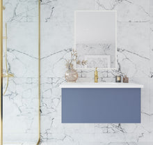 Load image into Gallery viewer, Vitri 36&quot; Nautical Blue Bathroom Vanity with VIVA Stone Solid Surface Countertop