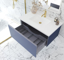 Load image into Gallery viewer, Vitri 36&quot; Nautical Blue Bathroom Vanity with VIVA Stone Solid Surface Countertop