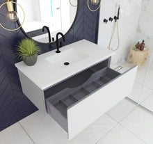 Load image into Gallery viewer, Vitri 42&quot; Cloud White Bathroom Vanity with VIVA Stone Solid Surface Countertop