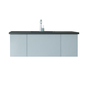 Vitri 48" Fossil Grey Bathroom Vanity with VIVA Stone Solid Surface Countertop