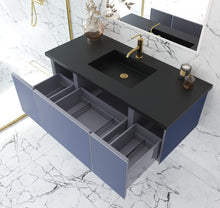 Load image into Gallery viewer, Vitri 48&quot; Nautical Blue Bathroom Vanity with VIVA Stone Solid Surface Countertop