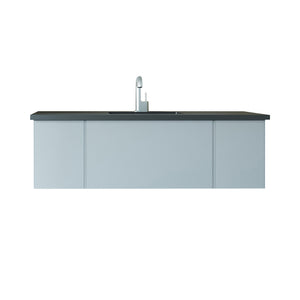 Vitri 54" Fossil Grey Bathroom Vanity with VIVA Stone Solid Surface Countertop