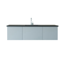 Load image into Gallery viewer, Vitri 60&quot; Fossil Grey Single Sink Bathroom Vanity with VIVA Stone Solid Surface Countertop