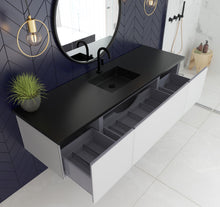 Load image into Gallery viewer, Vitri 72&quot; Cloud White Single Sink Bathroom Vanity with VIVA Stone Solid Surface Countertop