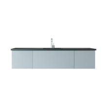 Load image into Gallery viewer, Vitri 72&quot; Fossil Grey Single Sink Bathroom Vanity with VIVA Stone Solid Surface Countertop