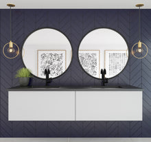 Load image into Gallery viewer, Vitri 72&quot; Cloud White Double Sink Bathroom Vanity with VIVA Stone Solid Surface Countertop