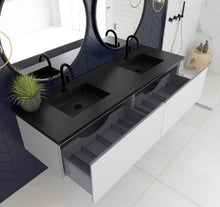 Load image into Gallery viewer, Vitri 72&quot; Cloud White Double Sink Bathroom Vanity with VIVA Stone Solid Surface Countertop