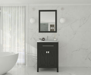 Wimbledon 24" Espresso Bathroom Vanity with Countertop