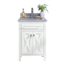 Load image into Gallery viewer, Wimbledon 24&quot; White Bathroom Vanity with Countertop