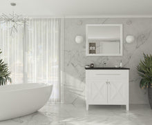 Load image into Gallery viewer, Wimbledon 36&quot; White Bathroom Vanity with Countertop
