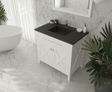 Load image into Gallery viewer, Wimbledon 36&quot; White Bathroom Vanity with Countertop